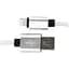 Дата кабель USB 2.0 AM to Lightning 1.0m white Dengos (NTK-L-MT-WHITE) - мініатюра 1