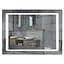 Дзеркало Mixxus Style MR03-80x60 (годинник, LED-підсвічування, антизапотівання) (MI6005) - мініатюра 1
