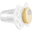 Пустышка Nuvita 7085 Air55 Cool симметрическая 6m+ LOVE желто-серая NV7085SC - миниатюра 1