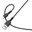 Кабель SkyDolphin S66V USB - micro USB (M/M), 1 м, Black (SDUSB-000652) - миниатюра 1