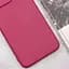 Чехол TPU GETMAN Liquid Silk Full Camera для Motorola Moto E13 Бордовый / Marsala - миниатюра 4