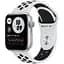 Смарт-часы Apple Watch Nike Series 6 GPS 40mm Silver Aluminum Case with Pure Platinum/Black Nike Sport Band [M00T3] [50994] - миниатюра 1