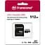 Карта пам'яті Transcend microSDXC 340S 512GB UHS-I U3 V30 A2 + adapter SD (TS512GUSD340S) [141992] - мініатюра 2