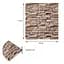 3D панель самоклеюча Sticker Wall 700x770x3 мм Катеринославська цегла - мініатюра 3
