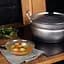 Кастрюля сферическая матовая алюминиевая с крышкой и двумя металлическими ручками 3.4 л, Interos Серый 86215 - миниатюра 6