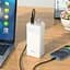 Портативний зарядний пристрій для телефону Power bank HOCO J86 Powermaster з ліхтарем 40000mAh Білий - мініатюра 4