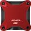 Зовнішній SSD накопичувач ADATA SD620 512GB Red [SD620-512GCRD] [155354] - мініатюра 1