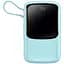 Портативна батарея Baseus Qpow Digital Display 10000 mAh 15W Type-C Edition 2022 Edition PPQD050003 Blue - мініатюра 1