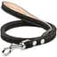 Повідець подвійний Collar, з прошивкою, 122х1,4 см, чорний - мініатюра 1