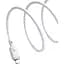 Кабель Baseus Silky Series USB-C to Lightning 20W 1m White (P10377700213-00) [155531] - мініатюра 3
