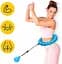 Хула хуп для похудения живота с грузом Intelligent hulahoop Синий, массажный обруч для талии - миниатюра 5