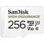 Карта пам'яті SanDisk 256GB microSD class 10 UHS-I U3 V30 High Endurance (SDSQQNR-256G-GN6IA) - мініатюра 1