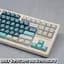 Набір кейкапів Whistle 126 PBT/PC, Блакитний - мініатюра 4