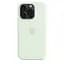 Силиконовый чехол CasePro Silicone Case with MagSafe Soft Mint для iPhone 15 Pro - миниатюра 4