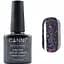 Гель-лак Canni Color Coat Soak-off UV&LED 187 напівпрозорий чорний з голографічними блискітками 7.3 мл - мініатюра 1