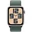 Смарт-годинник Apple Watch SE 2 GPS 44mm Starlight Aluminium Case with Lake Green Sport Loop 2024 (MXEW3) [123346] - мініатюра 2