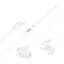 Проводные наушники Hoco M116 Benevolent universal earphones with microphone, 1.2m, lightning, white - миниатюра 1