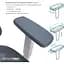 Кресло офисное Officepro Atlas OC630-W-DG-DG White/Dark Gray (OC630-W-DG-DG) - миниатюра 10