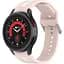 Ремешок для Samsung Galaxy Watch 4 Classic 42mm - розово-белый ширина крепления 20мм силикон Watchbands D2 (W16-9WB77910986) - миниатюра 1
