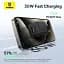 МЗП Baseus Palm Fast Charger Type-C+USB 30W с Cable Type-C to Type-C 60W 20V/3A 1m P1011160A113-01 Black - миниатюра 5