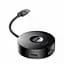 Перехідник Baseus Round Box Hub Adapter (Usb 3.0 х 1 / Usb 2.0 х 3 1м) чорний (CAHub-U01) - мініатюра 2