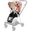 Люлька Cybex Mios Lux R Spring blossom light + Комплект текстилю Cybex Mios Spring blossom light + Шасі для коляски Cybex Mios LS RBA Chrome Black - мініатюра 7