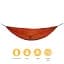 Гамак туристичний двомісний Grand Canyon Bass Hammock Double 320х230 см до 180 кг помаранчевий - мініатюра 2