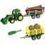 Игрушечный трактор и прицеп Klein John Deere 2 в 1 1:24 (3906) - миниатюра 1