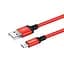 Кабель Hoco X14 USB to MicroUSB 2 м красный - миниатюра 1