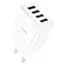 СЗУ Hoco C102A Fuerza QC3.0 (4USB-A) White - миниатюра 1