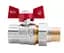 Кран кульовий Thermo Alliance "Американка" Standart 3/4" ВЗ прямий, латунь, PN40, метелик SD220NW20PN40 - мініатюра 2