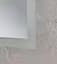Дзеркало Mixxus Flat MR04-100x60 (LED Touch, годинник, антизапотівання, димер, регулювання яскравості) MI6008 - мініатюра 2