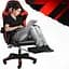 Кресло геймерское Care Life с подставкой для ног Red/Black (CF-301) - миниатюра 8