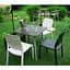 Стул садовый пластиковый Evolutif Charlotte Deco Chair белый - миниатюра 3