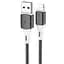 Дата кабель Borofone BX79 USB to Lightning (1m) Чорний - мініатюра 1
