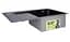 Кухонна мийка Lidz Handmade 3.0/1.0 мм H7849BL LDH7849BLPVD43624 - мініатюра 2