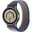 Браслет для Samsung Galaxy Watch 4 - серо-синий Watchbands Cloth ширина крепления 20мм нейлоновый (WB07-9167169) - миниатюра 1