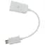 Кабель Toto TKZ-01 OTG cable micro USB 0.16m White - миниатюра 1