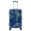 Валіза середня Semi Line 24 дюйми (M) дюйми (M) Polycarbonate/ABS-Plastic Blue Pattern (T5652-2) - мініатюра 3