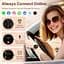 Женские умные наручные часы Smart Milano Gold Rubber 2 ремешка - миниатюра 6