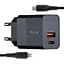 Сетевое зарядное устройство для McDodo Hydrogen Series 20W Charger with C to L 1.2m Cable Set ( EU plug ) CH-1952 Черный - миниатюра 1