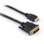 Кабель мультимедійний HDMI to DVI 24+1 5.0m Vinga (VCPHDMIDVI5) - мініатюра 1
