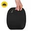 Подушка для йоги та медитації 4FIZJO Zafu кругла 32 x 20 см Black (P-5907739315540) - мініатюра 7