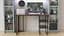 Компьютерный стол Ferrum-decor Кевин 75x100x70 черный ДСП Дуб Сонома Труфель 16мм (FRD-103821) - миниатюра 6