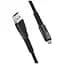 Дата кабель USB 2.0 AM to Micro 5P 1.0m zinc alloy + led black ColorWay (CW-CBUM035-BK) - мініатюра 6