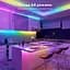 Светодиодная лента Govee RGBIC Basic Wi-Fi + Bluetooth LED Strip Light With Protective Coating 10м Білий (H619C3D1) - миниатюра 6