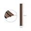 Рейка декоративна Wall Sticker PS 2900х120х12 мм Шоколадний мармур SW-00001754 - мініатюра 2