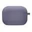 Силиконовый футляр с микрофиброй для наушников Airpods Pro 3 Серый / Lavender Gray - миниатюра 1
