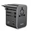 Мережевий зарядний пристрій Hoco AC19 3 USB/2 Type-C PD 35W чорний - мініатюра 3