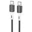 Дата кабель Borofone BX79 Type-C to Type-C 60W (1m) Чорний - мініатюра 1